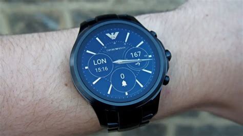 armani smartwatch gen 6|emporio armani smartwatch review.